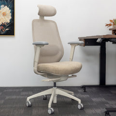 Desky CoilFlex Ergonomic Office Chair-Office Chairs-Desky-Black-No Headrest-Desky® Australia