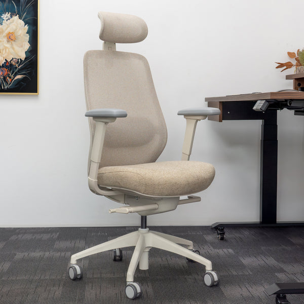Desky CoilFlex Ergonomic Office Chair-Office Chairs-Desky-Black-No Headrest-Desky® Australia