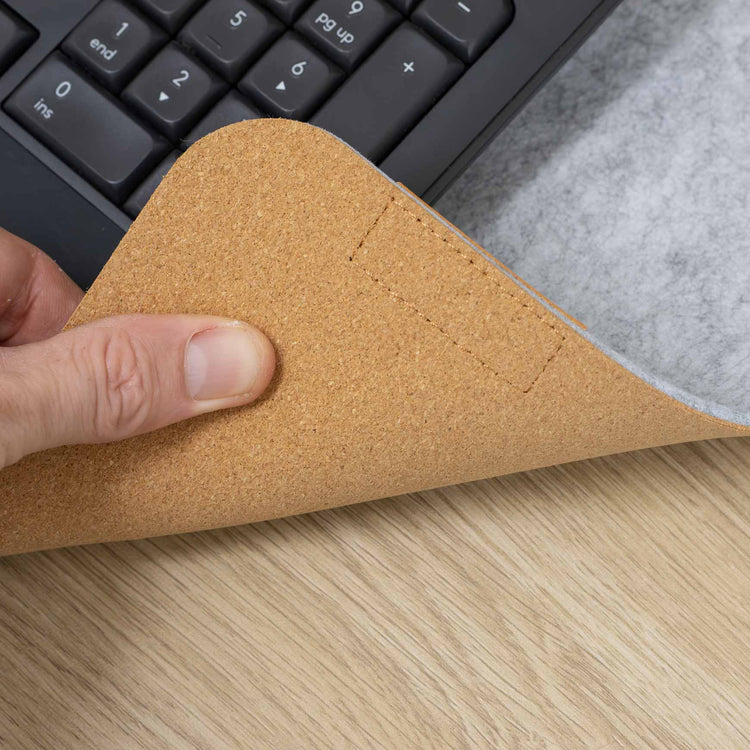 Almost Perfect Desky Cork/Felt Desk Pad