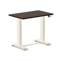 Desky Dual Mini Bamboo Sit Stand Desk Dark Bamboo / 800x500mm / Wheat