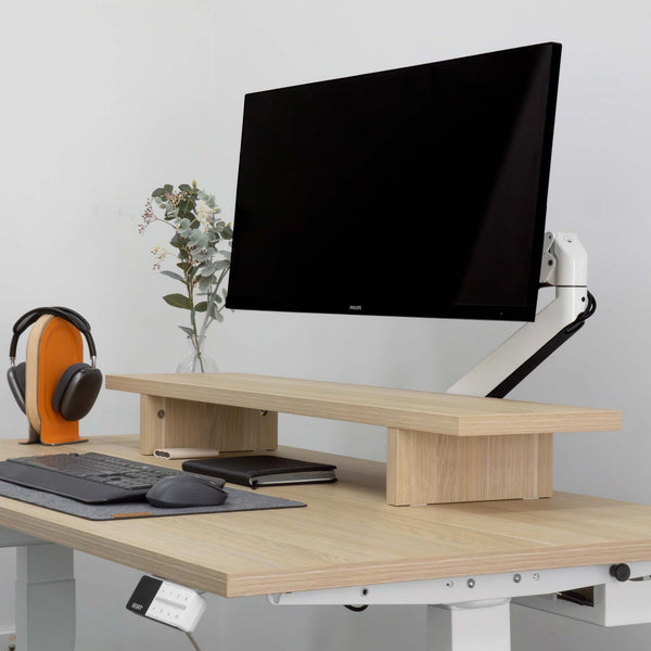 Desky Single Monitor Arm-Monitor Arms-Desky-Black-Desky® Australia
