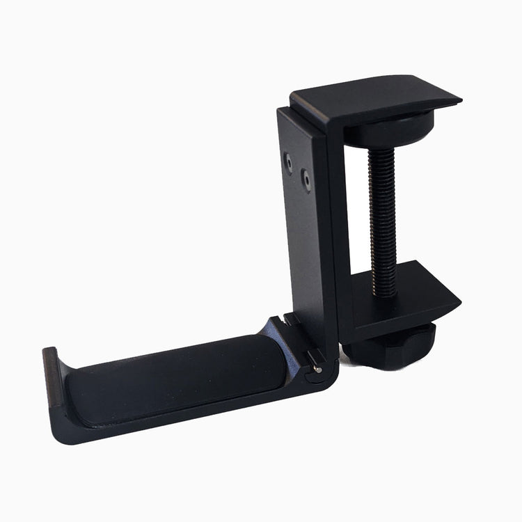 Desky Foldable Headphone Hook in black