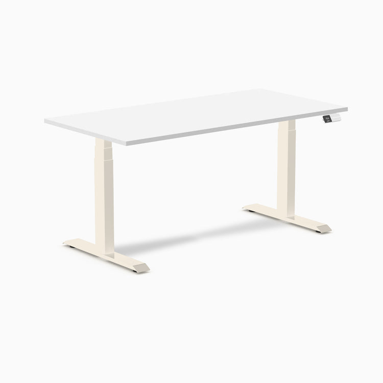 Desky Dual Melamine Sit Stand Desk