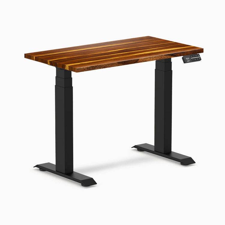 Desky Dual Mini Hardwood Sit Stand Desk