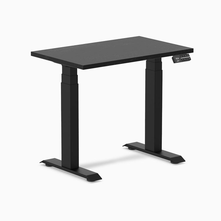 Desky Dual Mini Hardwood Sit Stand Desk