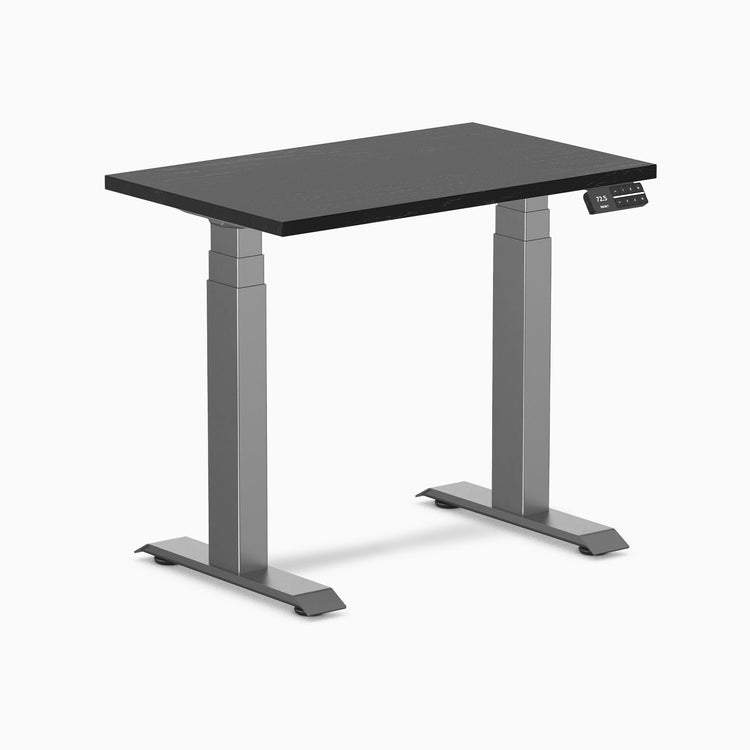 Desky Dual Mini Hardwood Sit Stand Desk