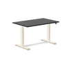 Desky Dual Hardwood Sit Stand Desk Black Ash / 1200x750mm / Wheat