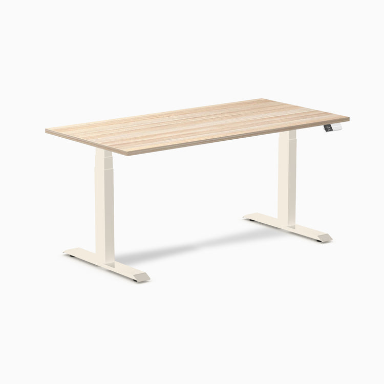 Desky Dual Melamine Sit Stand Desk