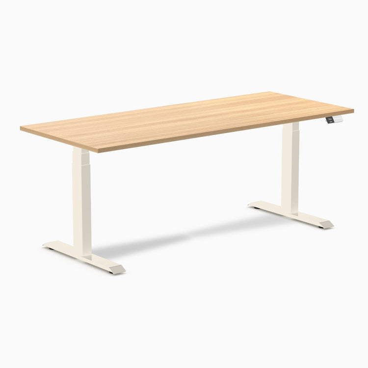 Desky Dual Melamine Sit Stand Desk
