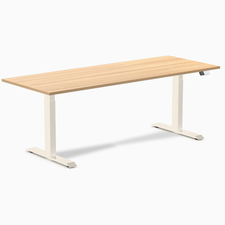 Desky Dual Melamine Sit Stand Desk