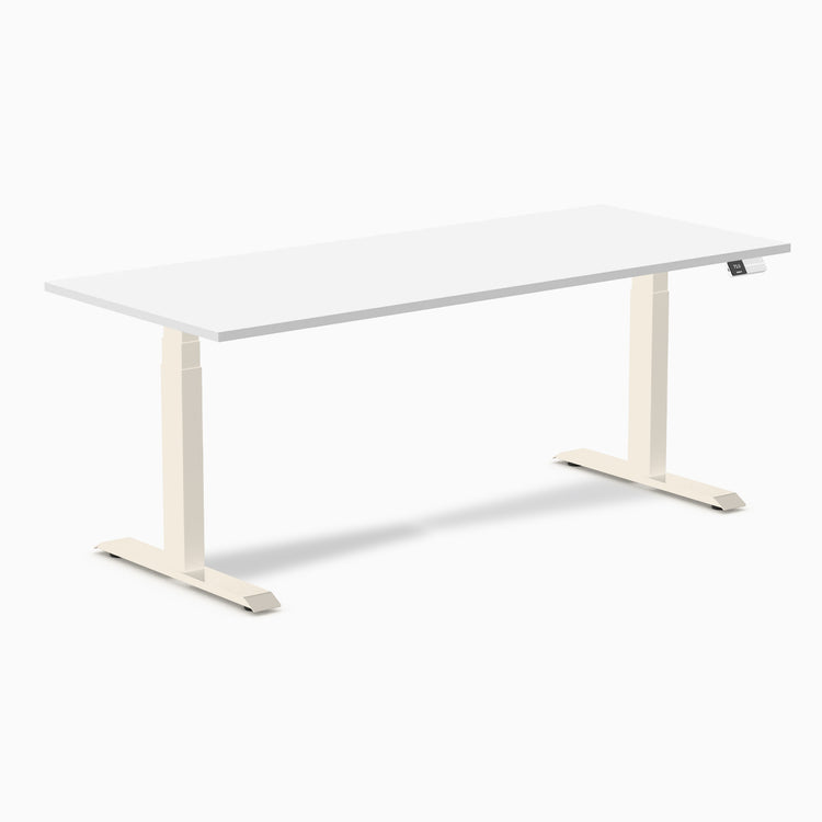 Desky Dual Melamine Sit Stand Desk