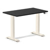 Desky Dual Mini Sit Stand Desk Black / 1000x600mm / Wheat