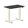 Desky Dual Mini Sit Stand Desk Black / 800x500mm / Wheat