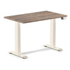 Desky Dual Mini Sit Stand Desk Natural Walnut / 1000x600mm / Wheat