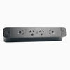 Elsafe Pace Desktop Power Rail Black 4 power -Desky®