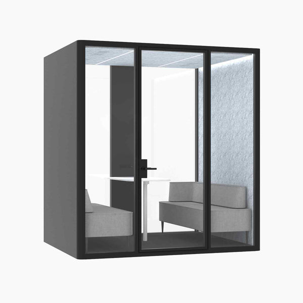 Hub Office Pod 4 Person Meeting Booth-Desky® Australia