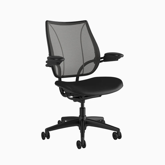 Humanscale liberty mesh chair in black