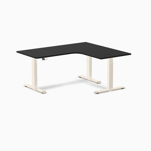 Desky Sigma L-Shape Gaming Desk, Wheat frame