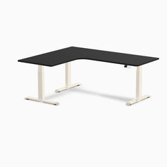 Desky Sigma L-Shape Gaming Desk, Wheat frame