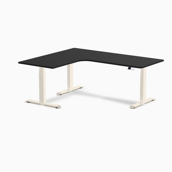 Desky Sigma L-Shape Gaming Desk, Wheat frame