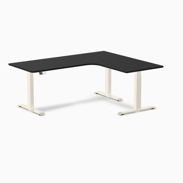 Desky Sigma L-Shape Gaming Desk, Wheat frame