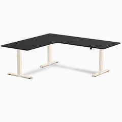 Desky Sigma L-Shape Gaming Desk, Wheat frame