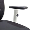 Adjustable arm rests luminous mesh chair