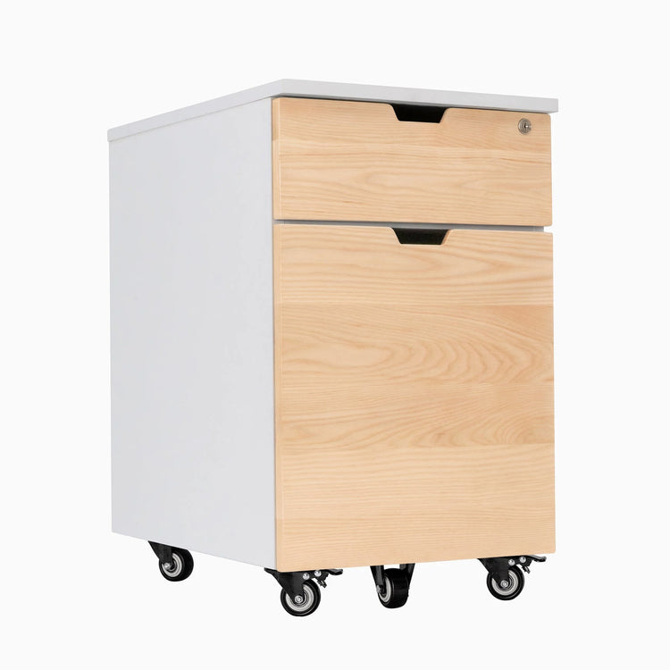 Desky Minimal Wooden Filing Cabinet