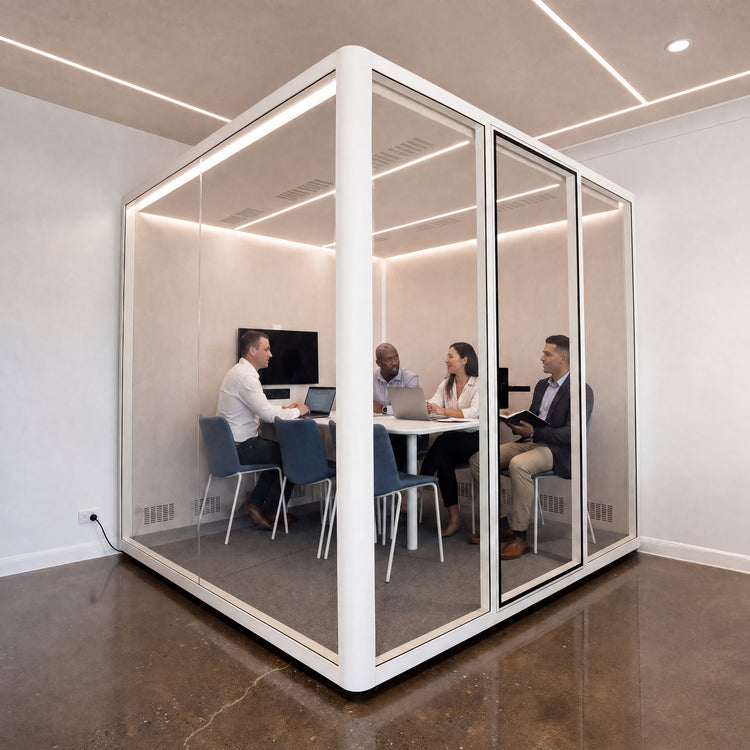 Hub Office Pod 6 Person Meeting Room Booth