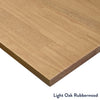 Light oak rubberwood desktop