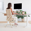 Pro ergonomic mesh chair in wheat