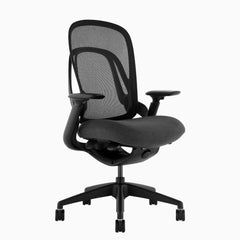Desky Pivot Ergonomic Office Task Chair in Black
