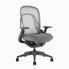 Desky Pivot Ergonomic Office Task Chair in Grey