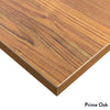 Desky fixed mini melamine prime oak desktop