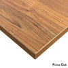 dual melamine prime oak desk top