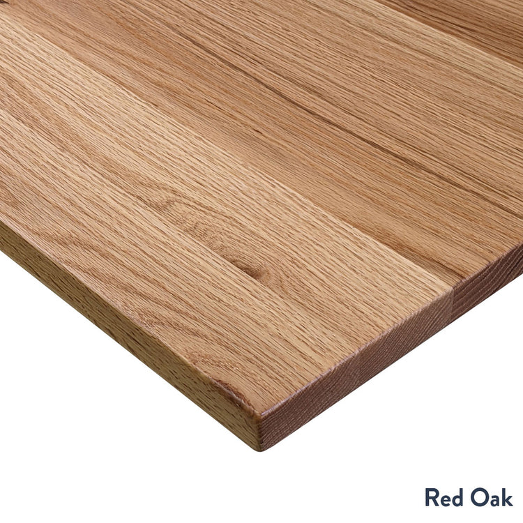 hardwood red oak desk finish