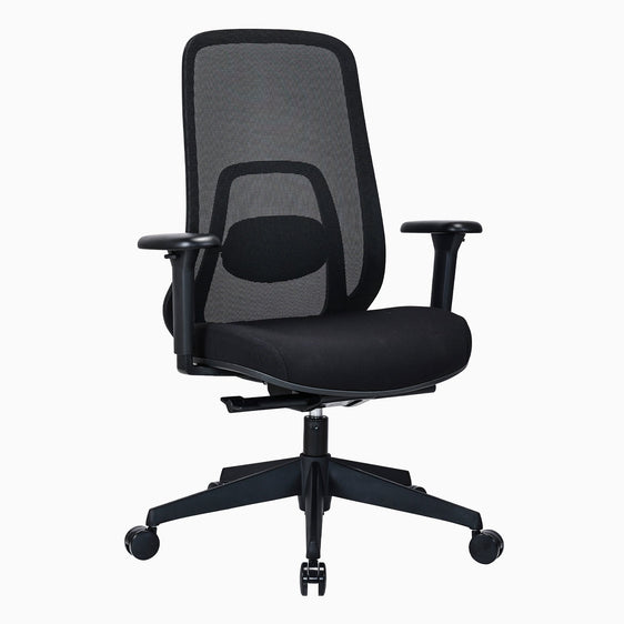 regal mesh office chair in black