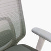 Mesh back office chair in sage green