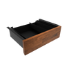 Desky Minimal Under Desk Drawer Black Walnut Rubberwood - Desky