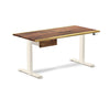 Desky Dual Hardwood Standing Desk With Drawer Saman / 1500x750mm / Wheat