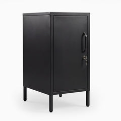 Sidekick metal locker left orientation in black