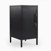 Sidekick metal locker left orientation in black