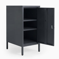 Desky Sidekick Metal Locker Cabinet-Accessories-Desky-Black-Right Opening-Desky® Australia