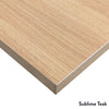 Desky fixed mini melamine sublime teak desktop