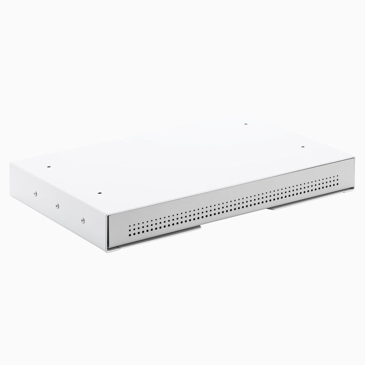 Desky Ultra Slim Under Desk Drawer No Gap White -Desky®