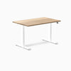 Desky standing desk 1200mm white ash hardwood 