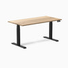 Desky standing desk 1500mm white ash hardwood 