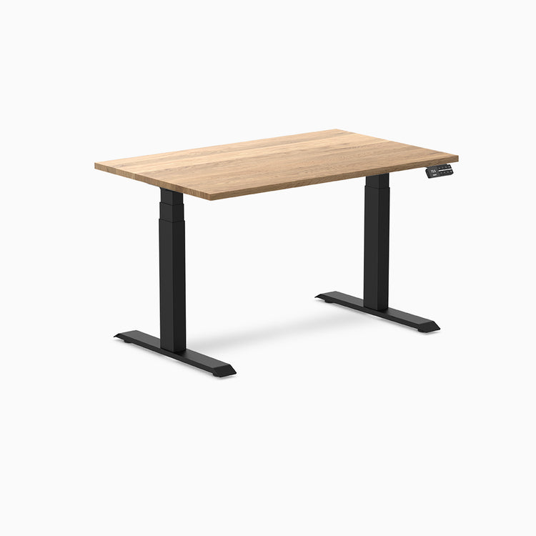 Desky standing desk 1200mm white oak hardwood 