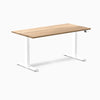 Desky standing desk 1500mm white oak hardwood 
