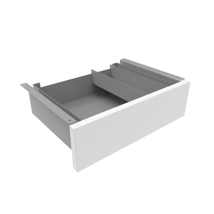 Desky Minimal Under Desk Drawer Grey White - Desky